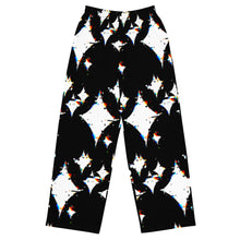Load image into Gallery viewer, Unisex Wide-Leg Pants - Glitchy Stars
